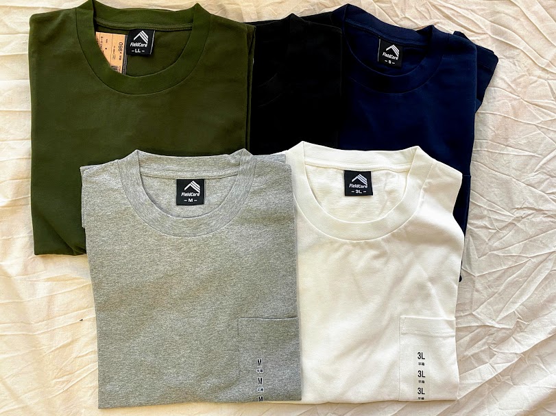 ワークマン・厚手でシンプルなTシャツが新発売！ヘビーウェイトコットンTシャツ【ワークマンアンバサダー】 | ちょっとキャンプ行ってくる。
